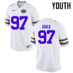 Youth Florida Gators #97 Jon Gould NCAA Nike White Authentic Stitched College Football Jersey AZT8262TJ